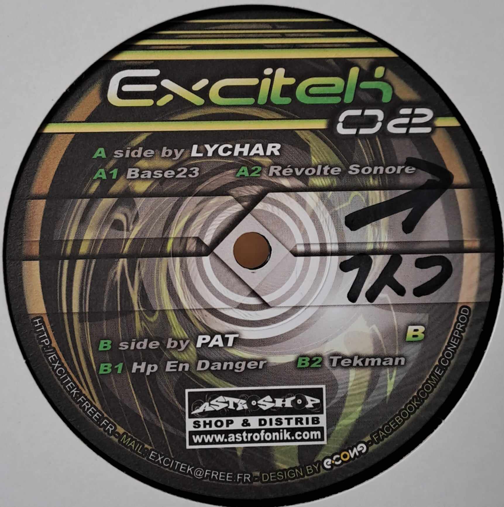 Excitek 02 - vinyle freetekno